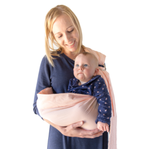 BabyWombWorld Ring Sling - Adjustable, Soft, Hands-Free Baby Carrier for Newborns & Toddlers - Pink (Demo)