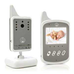 BabyWombWorld - 2.4'' LCD Screen Digital Video Baby Monitor 9021 (No Wifi Needed) - White