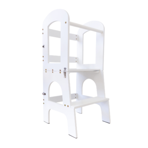 2-in-1 Toddler Learning Tower, Step Stool and Child Desk & Chair