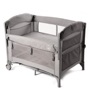 2-in-1 Co Sleeper & Camp Cot (Grey)