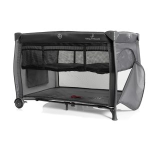Standard Camp Cot & Travel Baby Bed (Dark Grey)